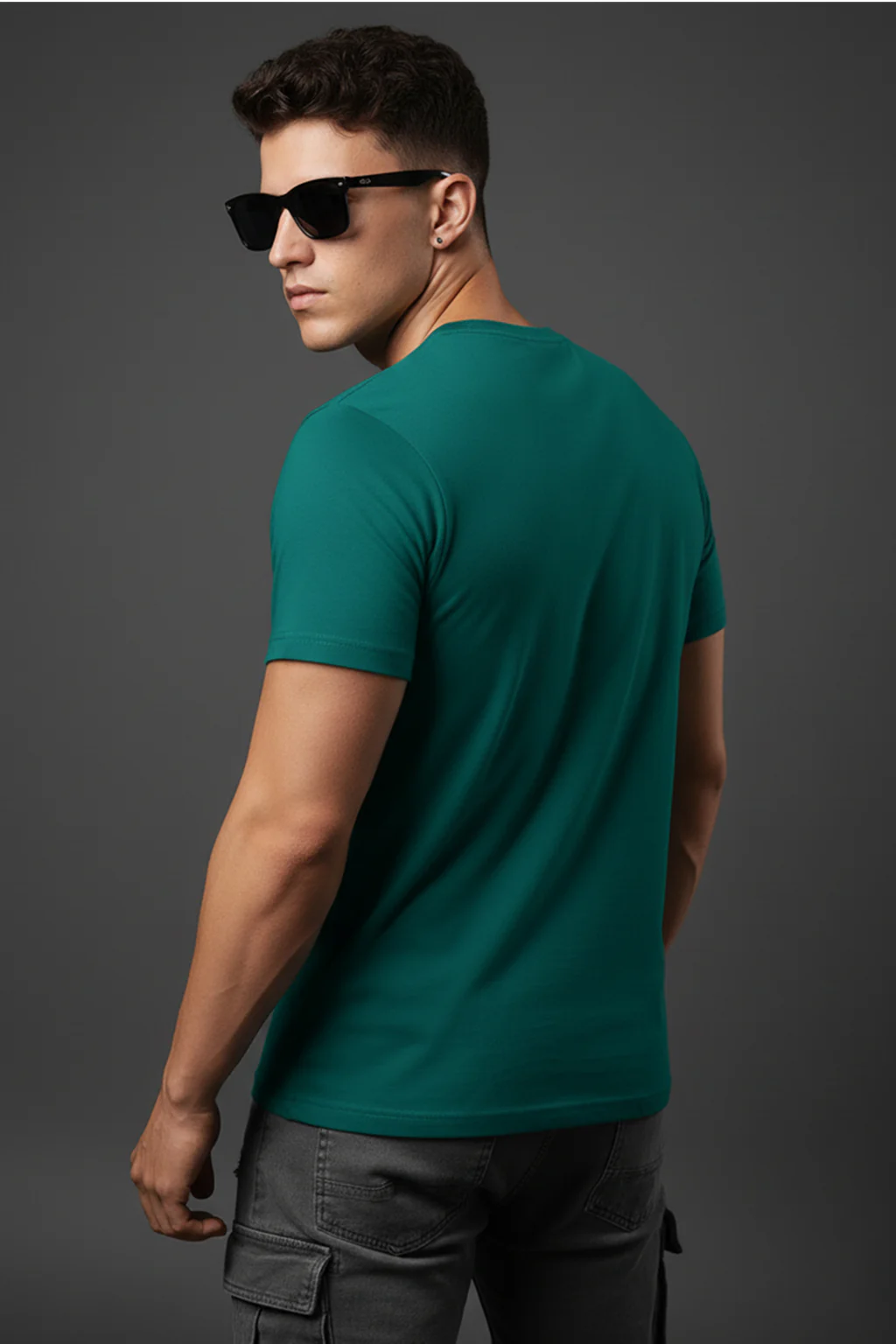 Aliens Green Regular Fit Printed T-shirt - Image 4