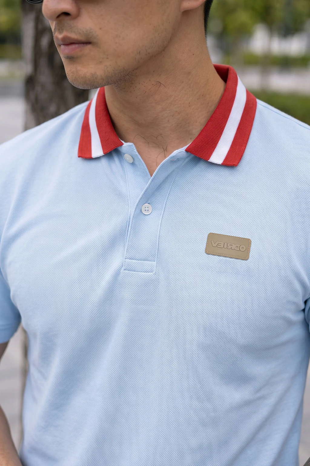 Atomizer Contrast Collar Regular Fit Exclusive Pique Lycra Polo T-Shirt - Image 2