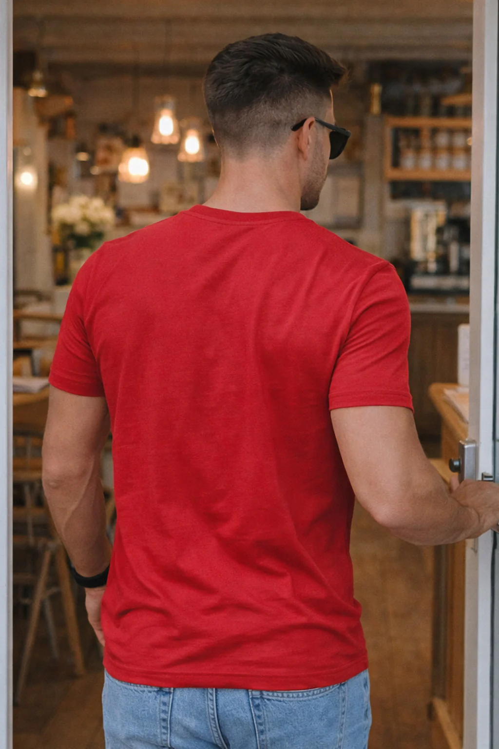 Avengercon Red Regular Fit Printed T-shirt - Image 4