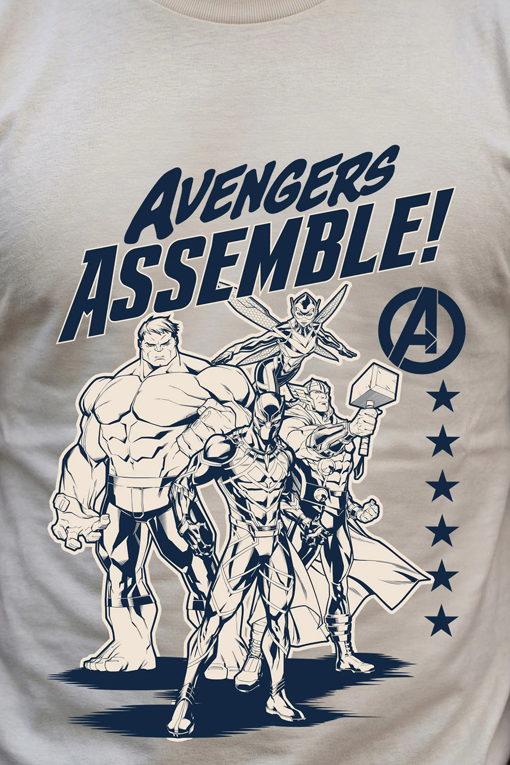 Avengers Swanwhite Regular Fit Printed T-shirt - Image 2