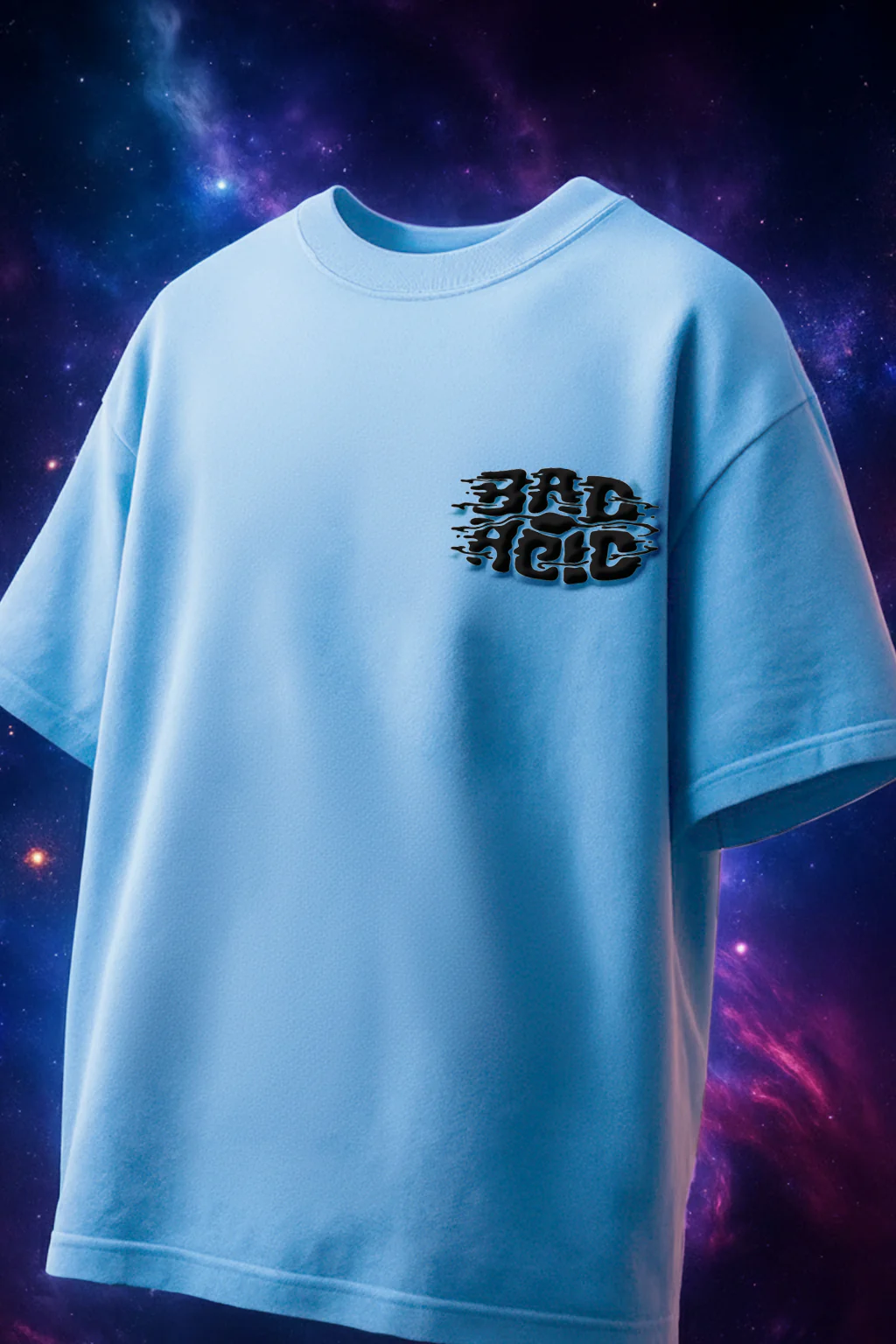Bad Acid Dutch Canal Oversized Puff Printed Exclusive T-shirt - Image 2