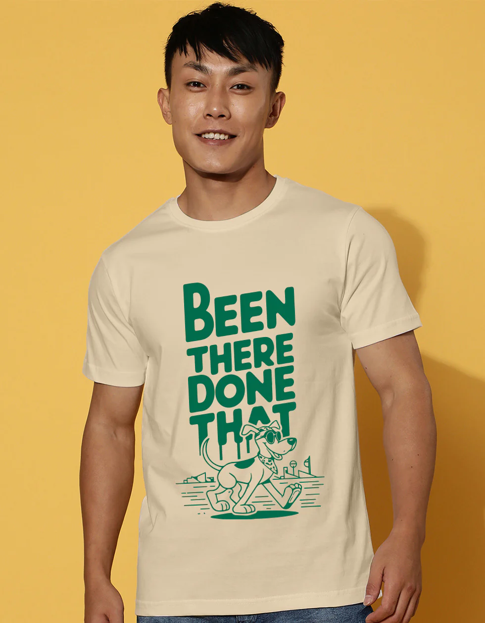 Been There Swanwhite Regular Fit Printed T-shirt - Image 4