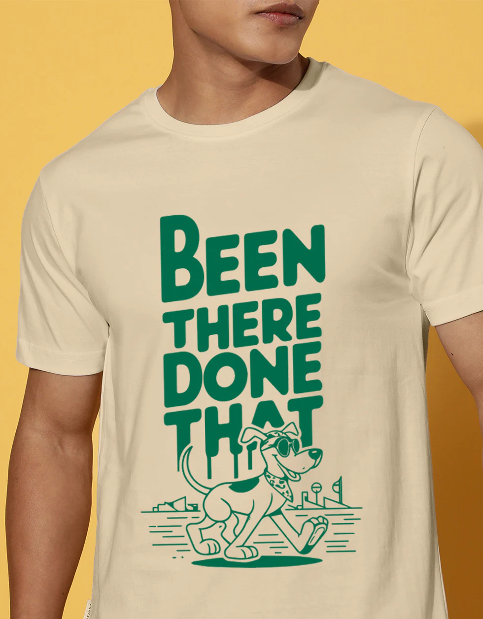 Been There Swanwhite Regular Fit Printed T-shirt - Image 6