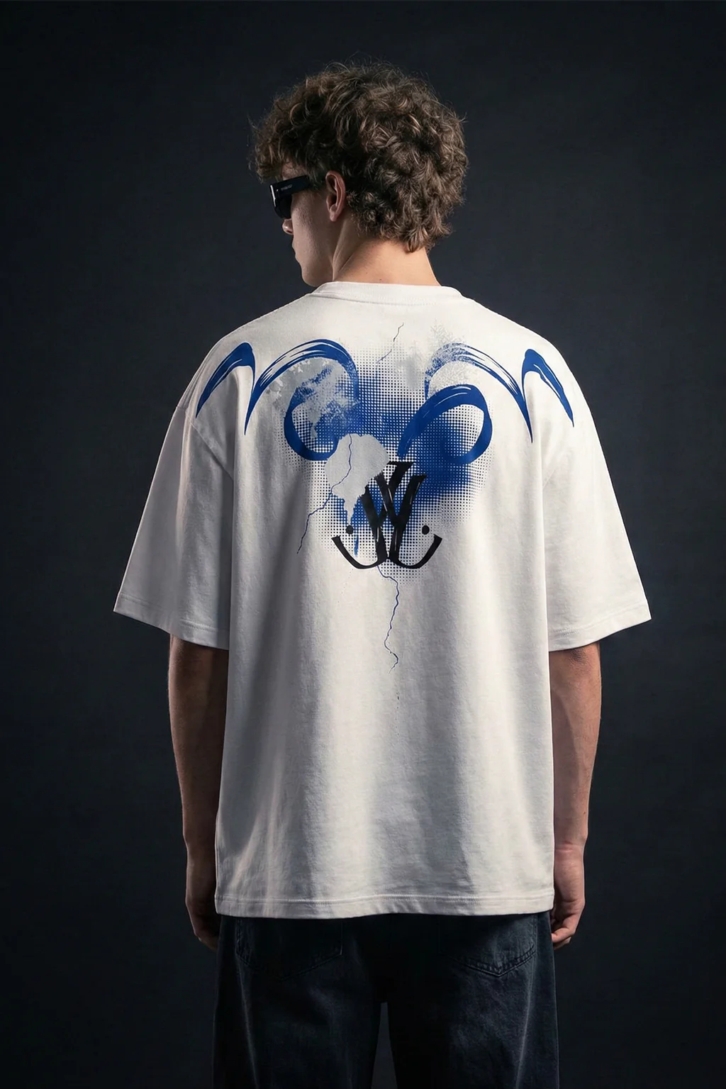 Beyond Normal White Printed Exclusive T-shirt - Image 4