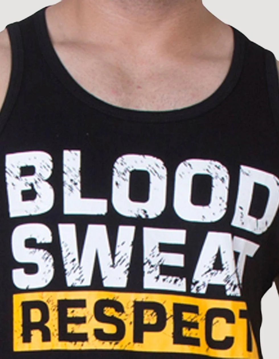 Training Men's Printed Cotton Gym Vest - Image 4