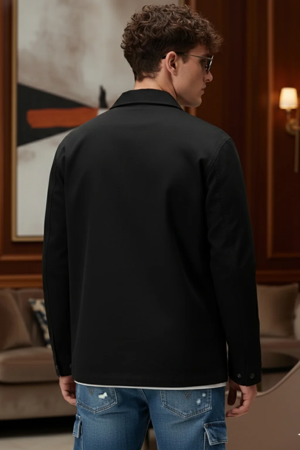 Veirdo Exclusive Black Premium Button Detail Exclusive Shacket - Image 5