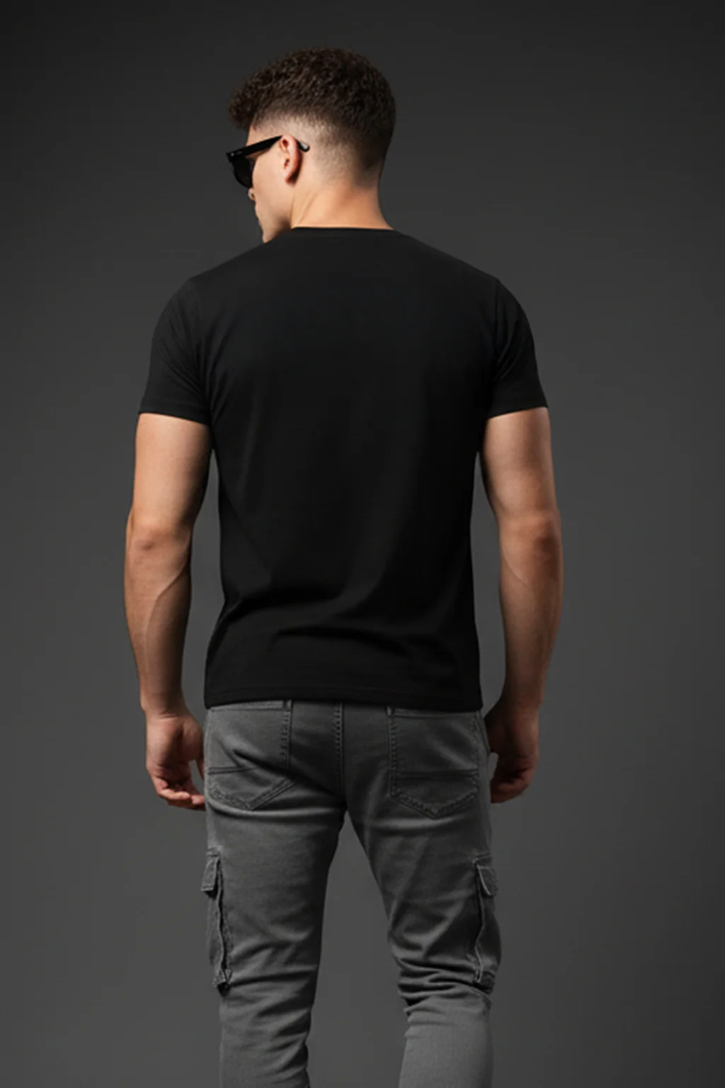 Boston Black Regular Fit Printed T-shirt - Image 3