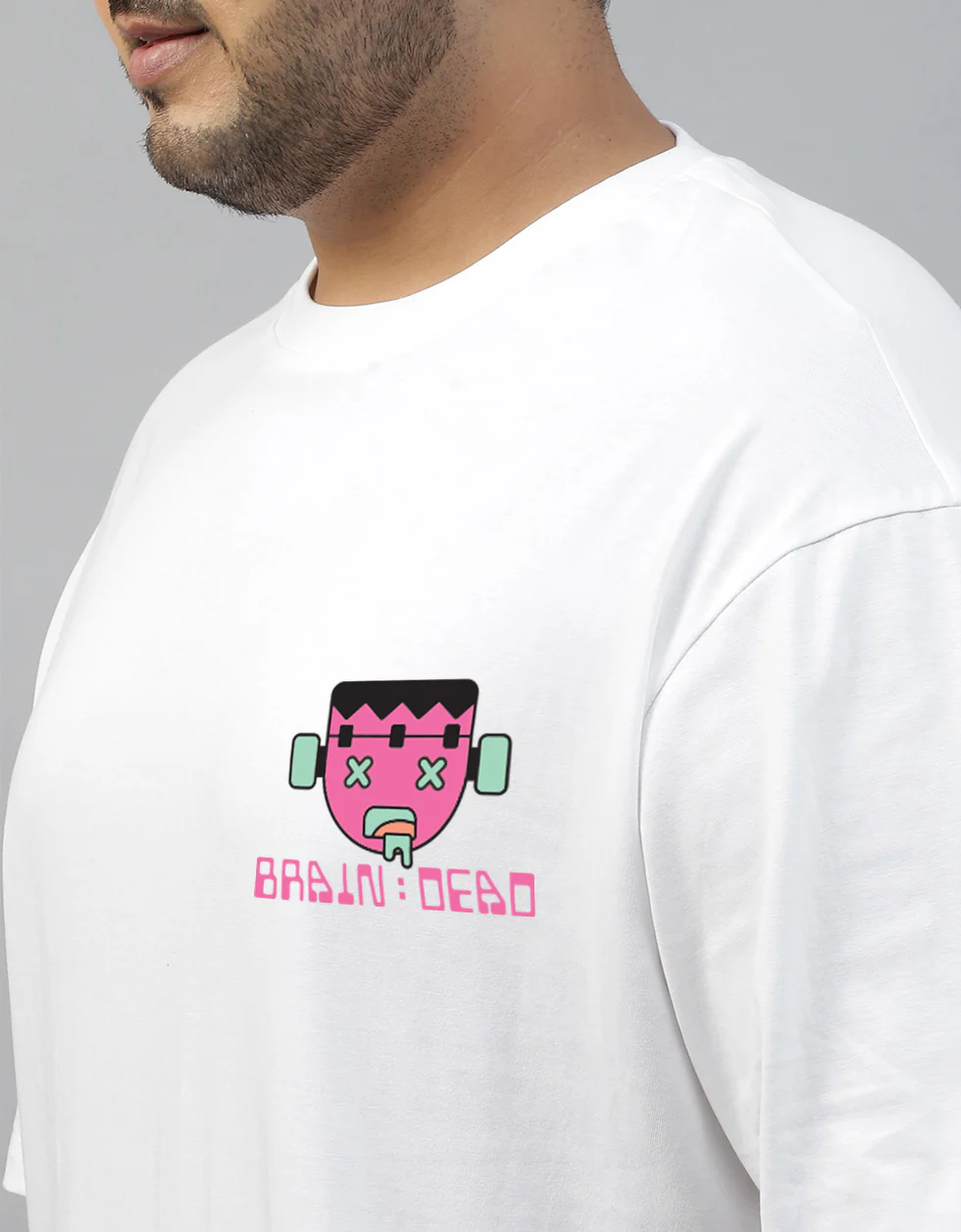 Brain Dead Graphic Printed Plus Size T-shirt - Image 5