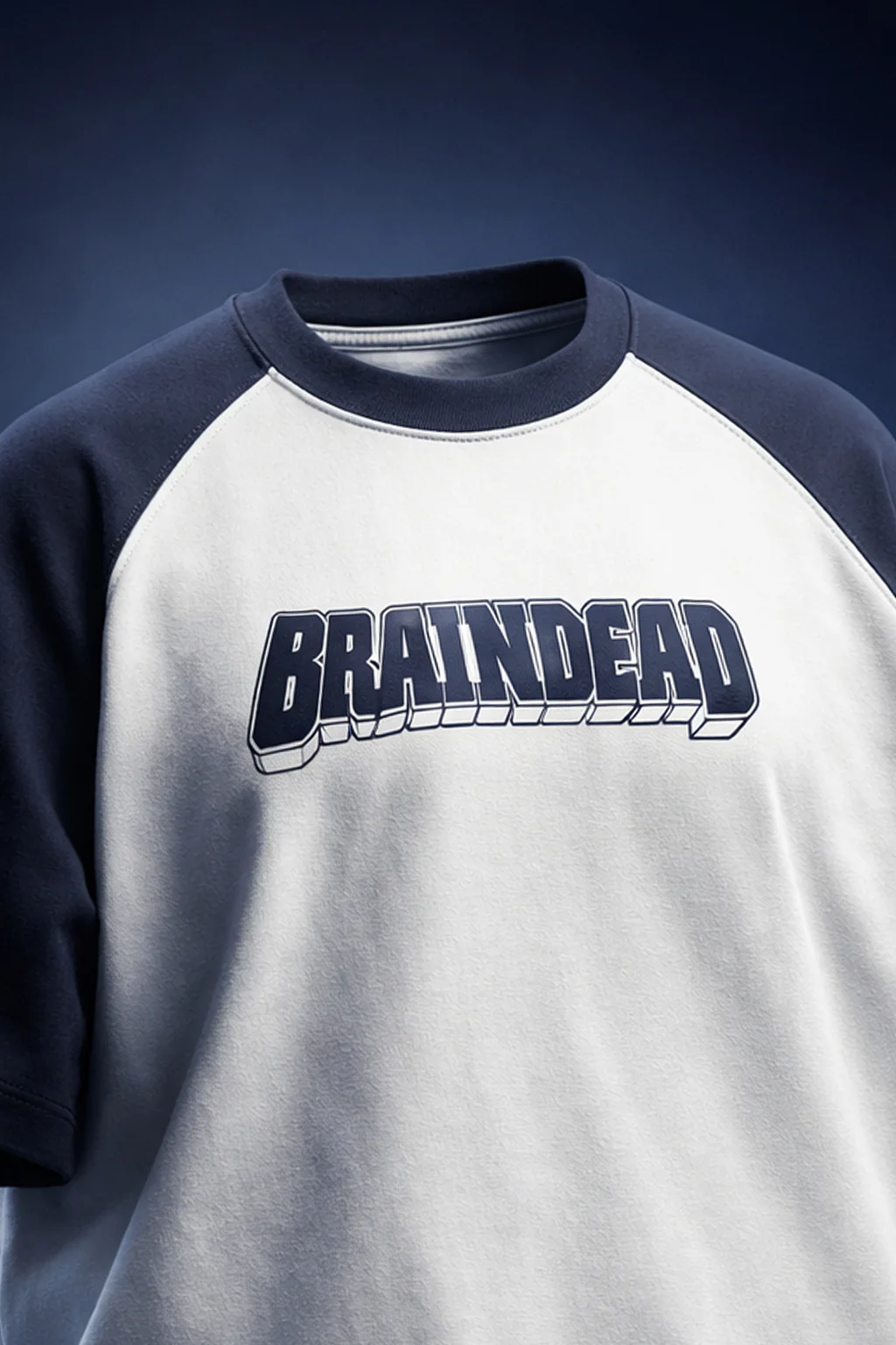 Braindead White Plus Size Printed Exclusive T-Shirt - Image 5