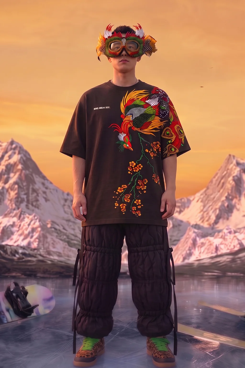 Burn Break Brown Front Printed Exclusive T-shirt Supreme Edition - Image 5