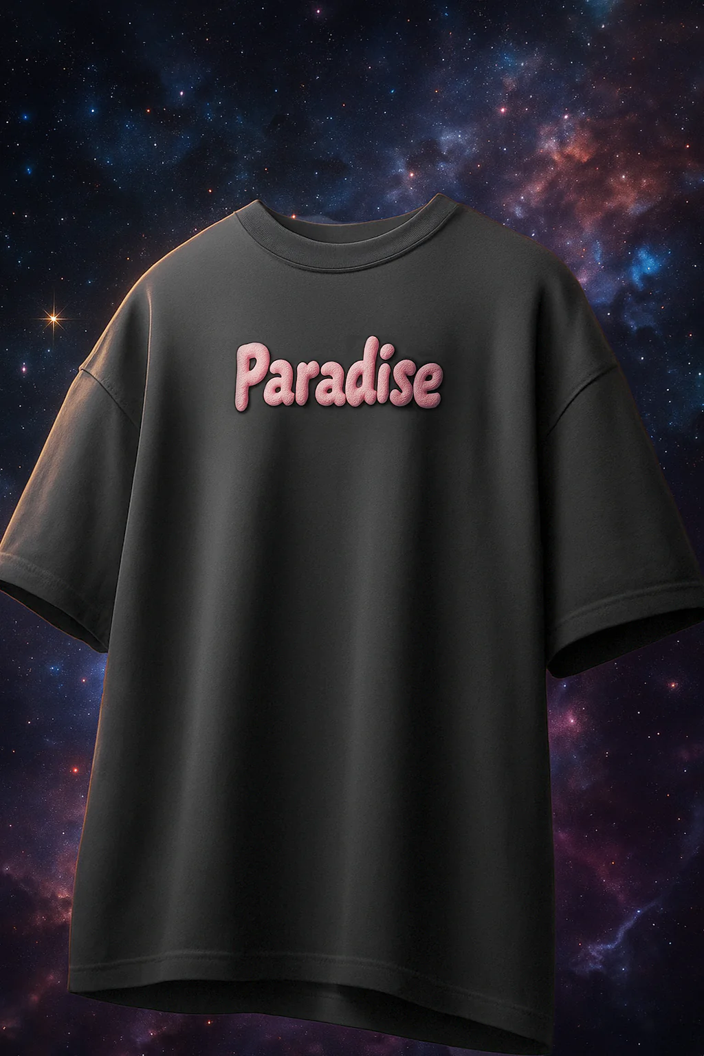 California Dark Grey Oversized Puff Printed Exclusive T-shirt - Image 2