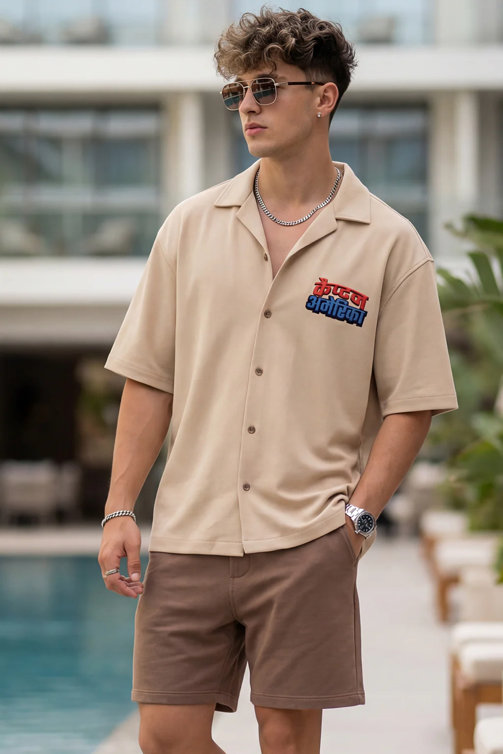 Captain America Swanwhite Oversized Printed Exclusive Shirt - Image 3