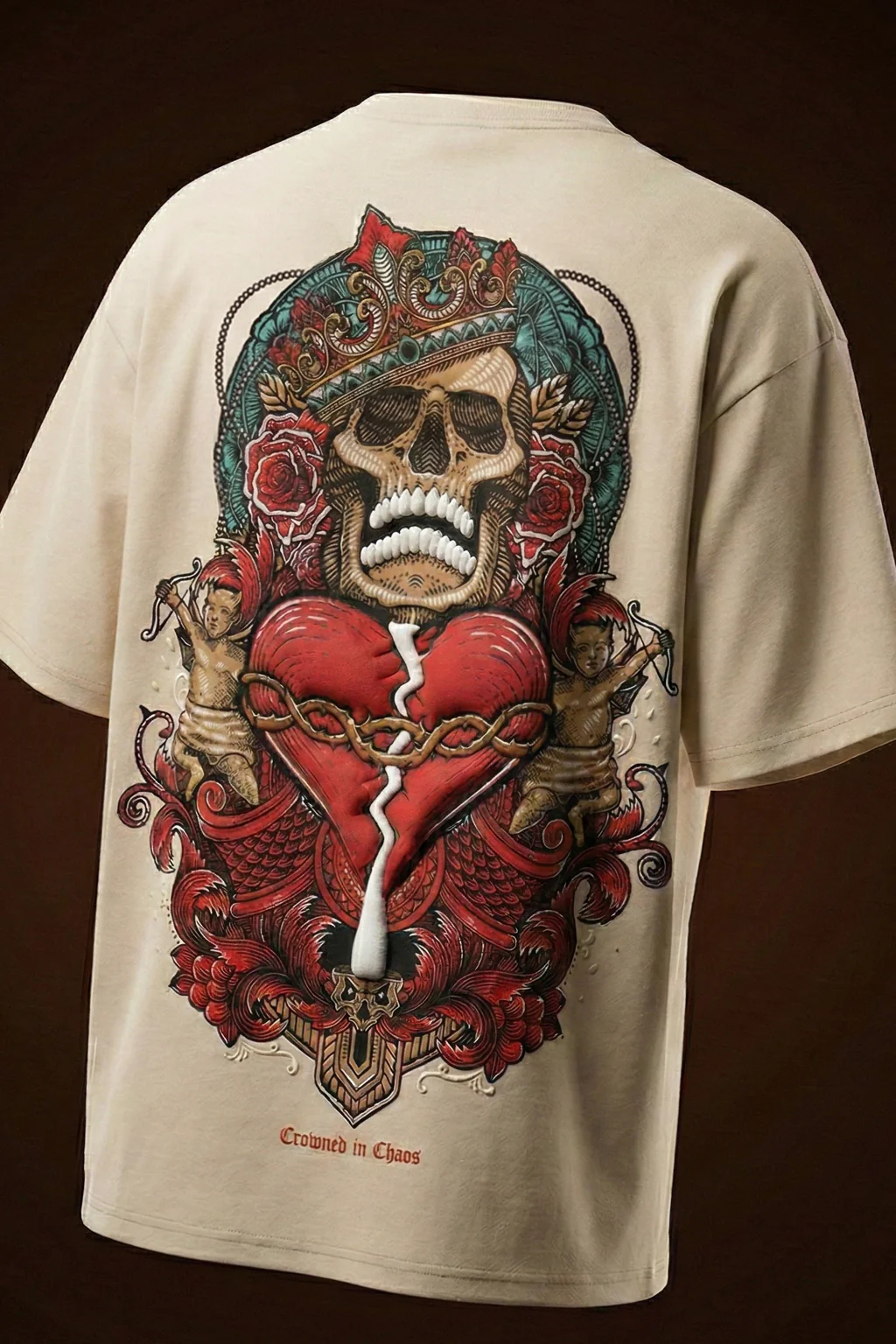 Chaos Swanwhite 3D Puff Print Exclusive T-shirt Supreme Edition - Image 4