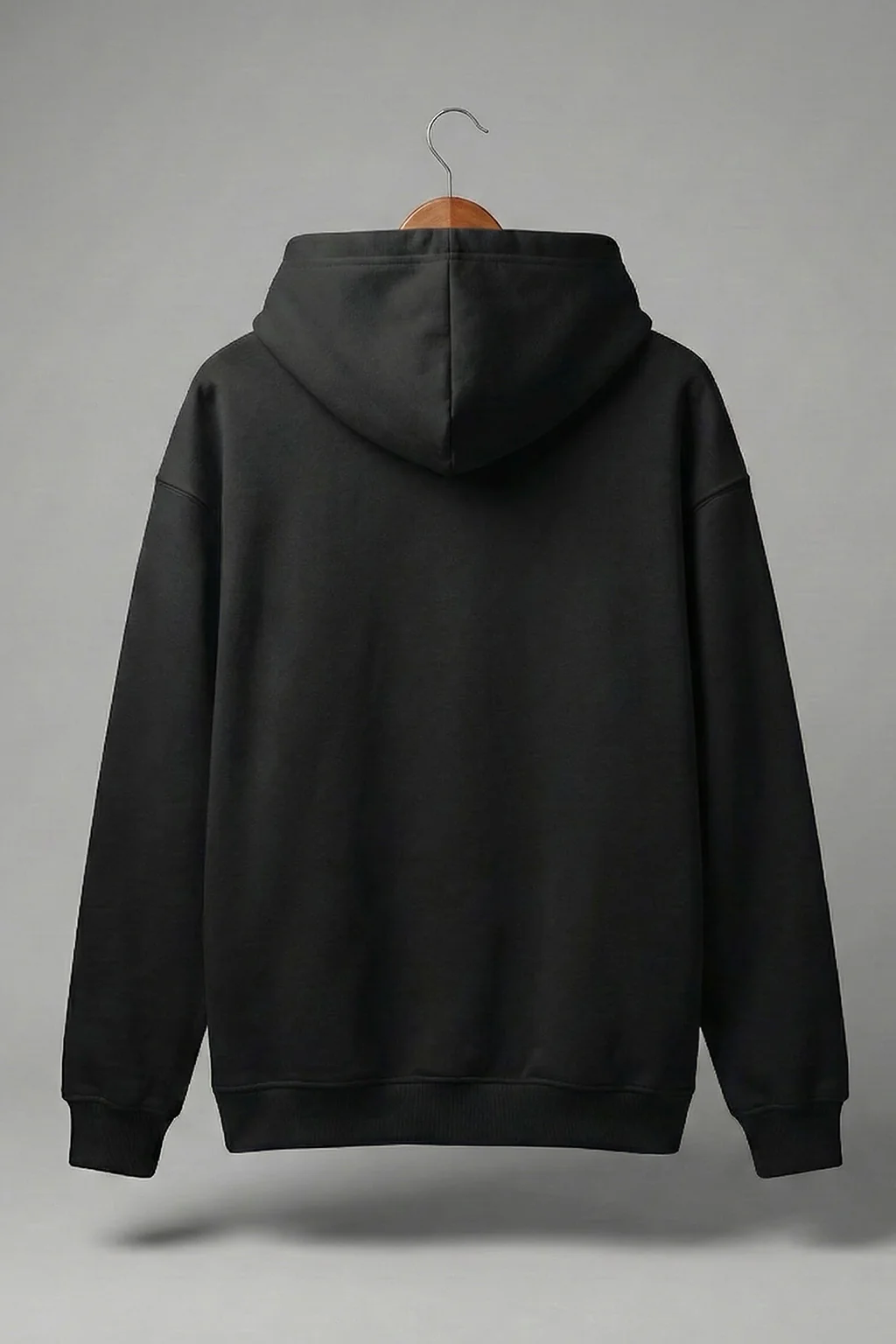Cooking Dark Grey Oversized Printed Hoodie - Image 2