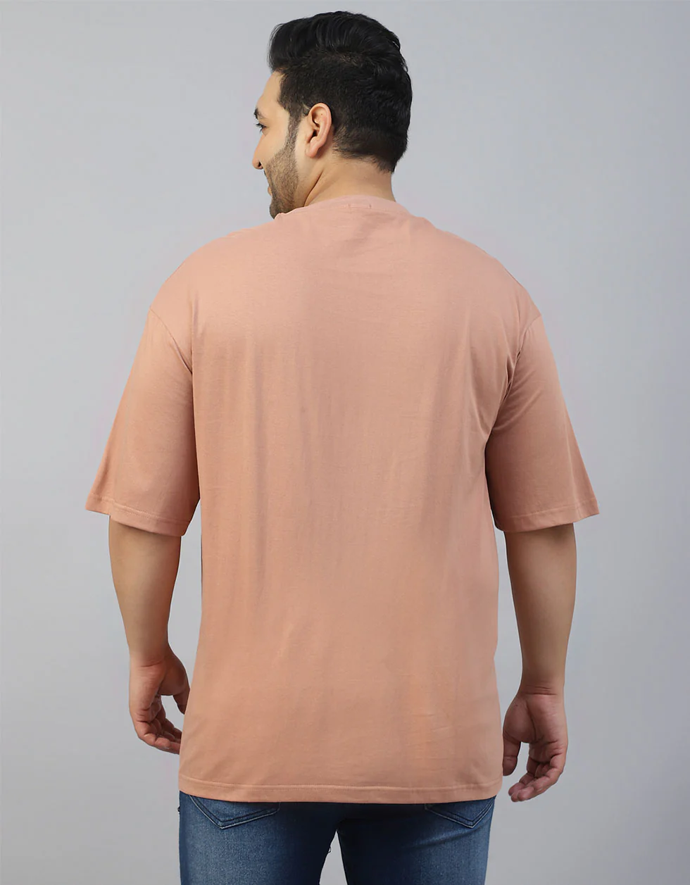 Cork Plain Plus Size T-shirt - Image 3