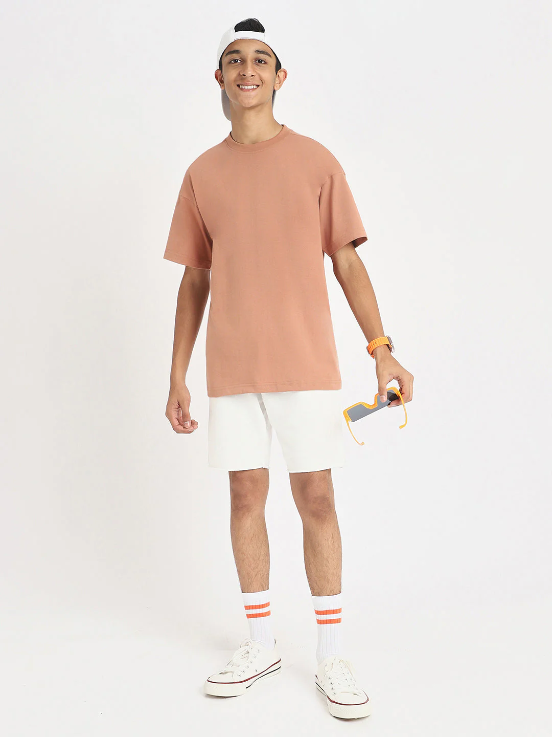 Cork Solid Oversized Boys T-shirt - Image 2