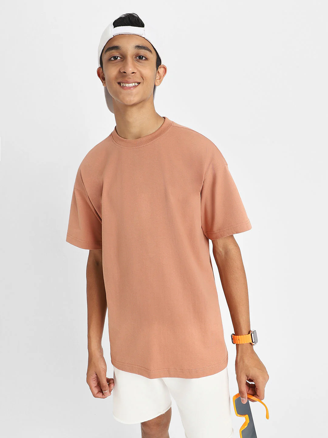 Cork Solid Oversized Boys T-shirt - Image 4