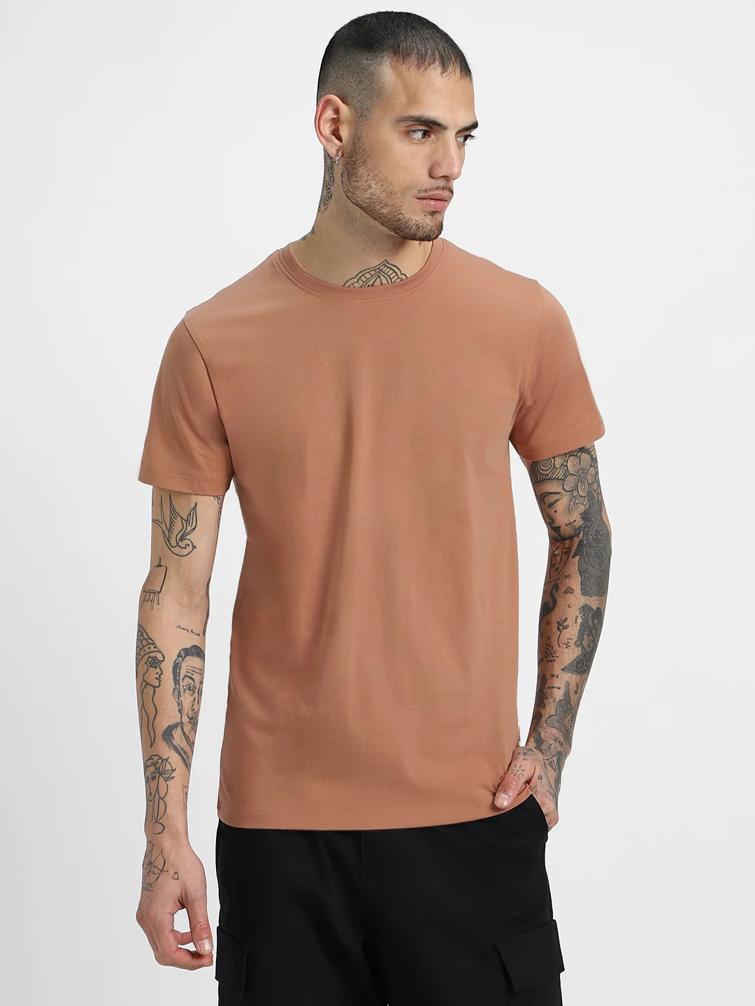 Cork Plain Regular Fit T-shirt - Image 6