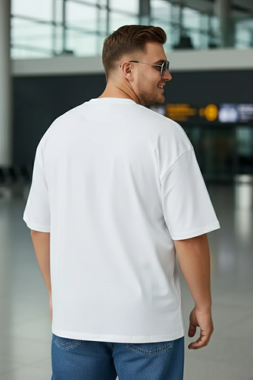 Desire White Graphic Printed Plus Size T-shirt - Image 2