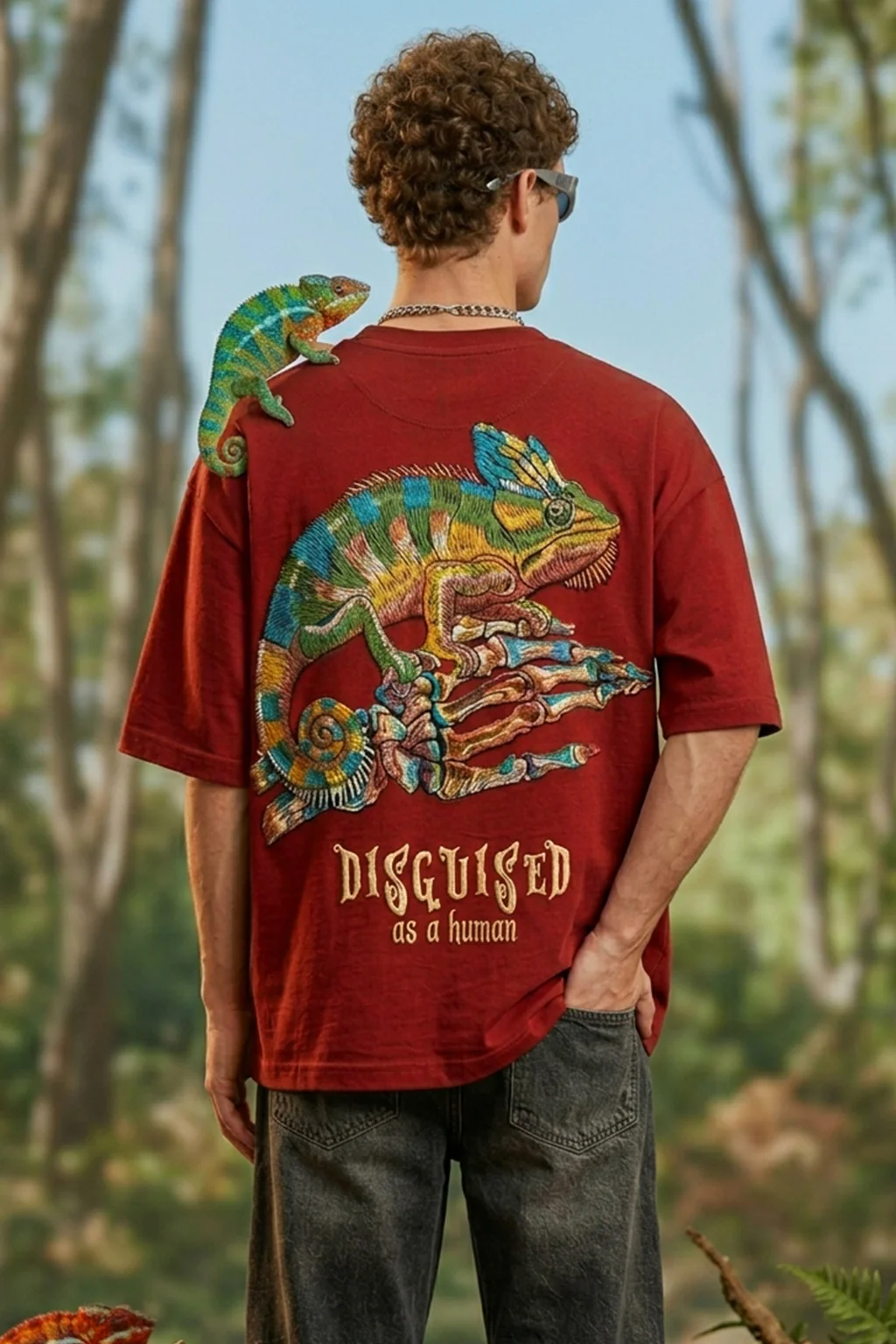 Disguised Red 3D Puff Print Exclusive T-shirt Supreme Edition - Image 7