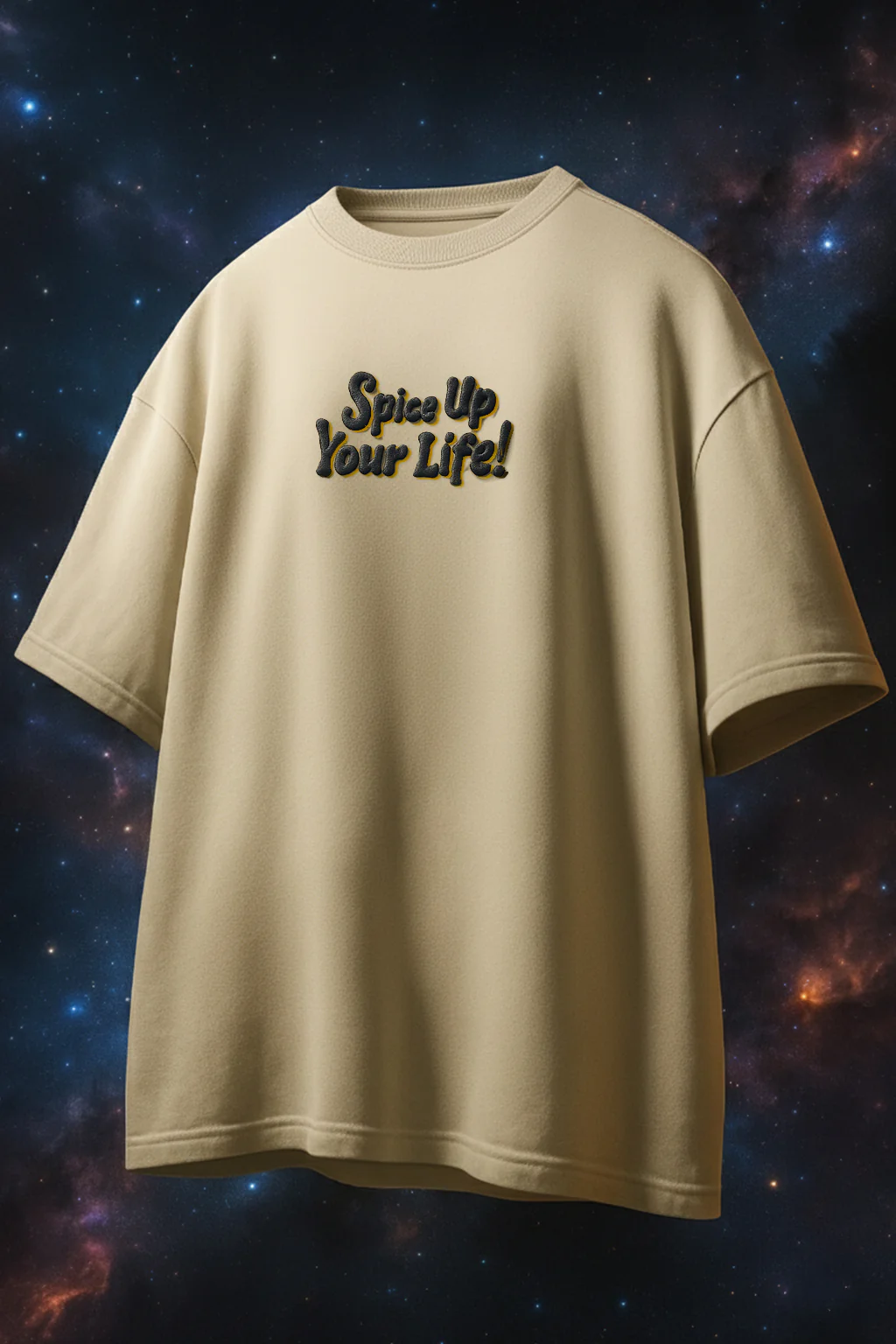 Don't Panic Swanwhite Oversized Puff Printed Exclusive T-shirt - Image 2