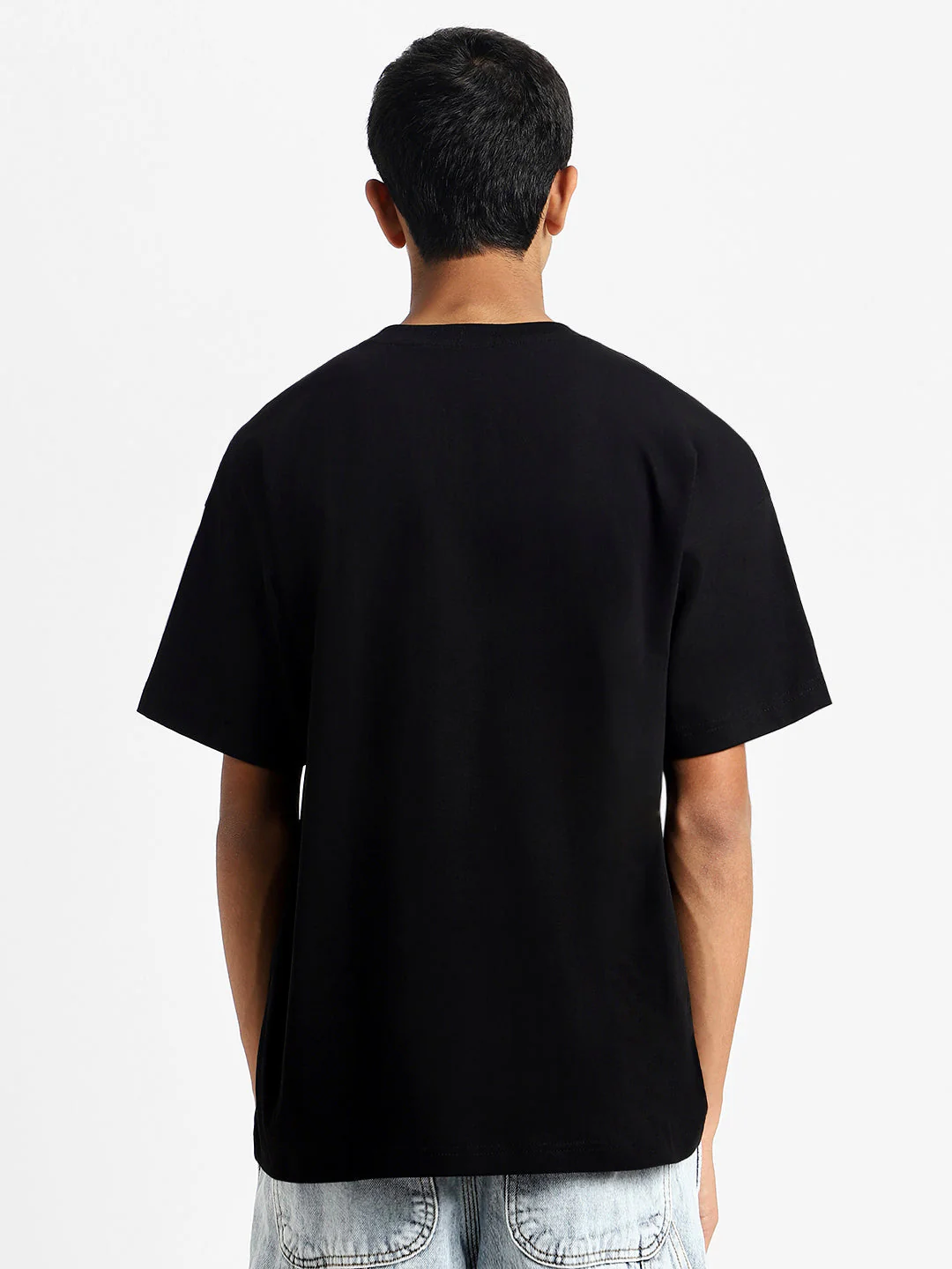 Dragon Black Oversized Graphic Front Printed Boys T-shirt - Image 4