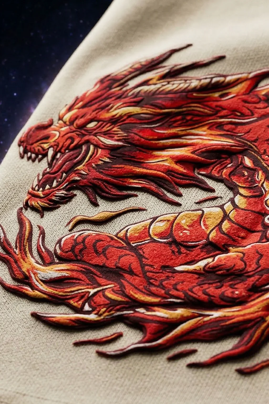 Dragon Swanwhite Plus Size Puff Printed Exclusive T-Shirt - Image 4