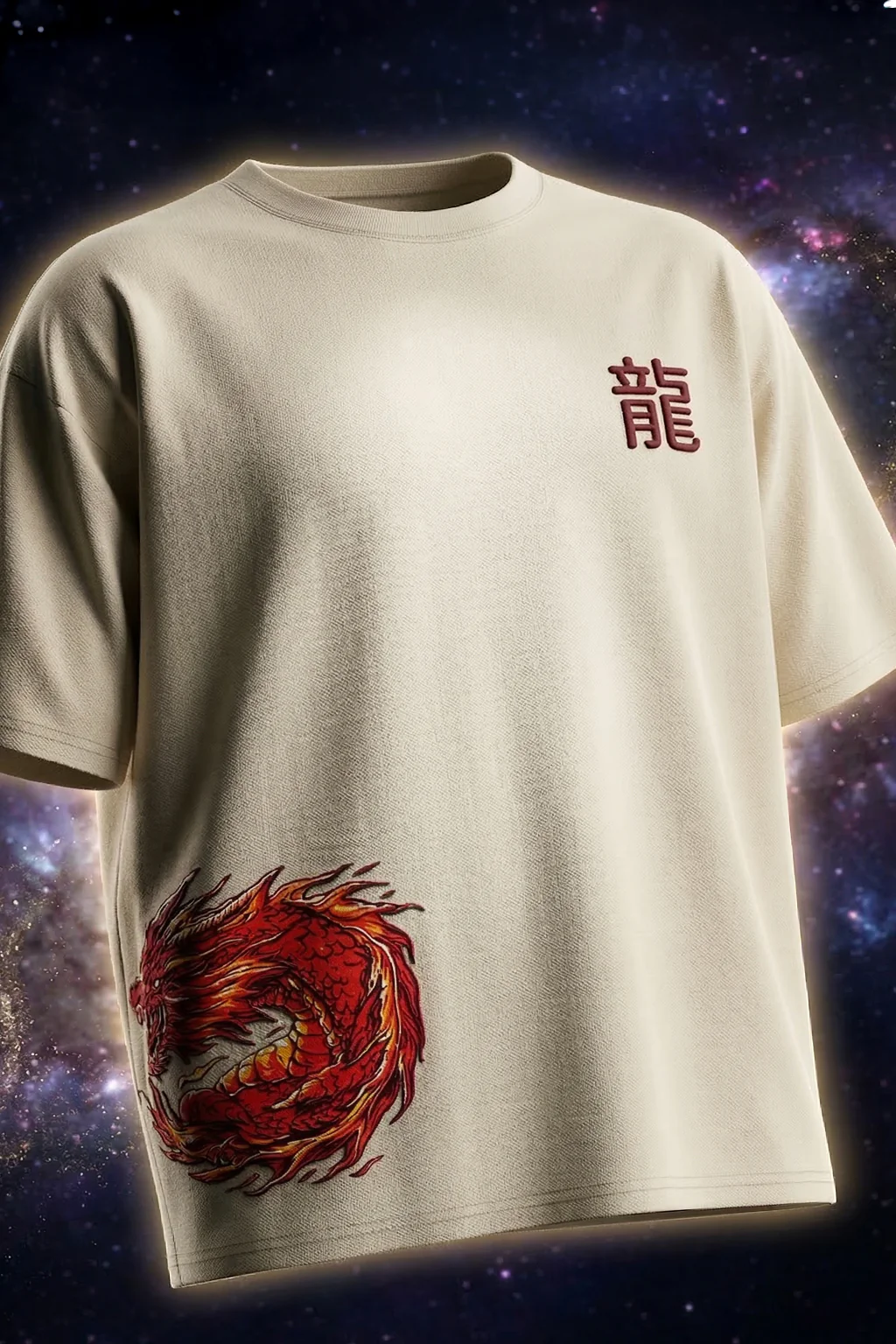 Dragon Swanwhite Plus Size Puff Printed Exclusive T-Shirt - Image 7