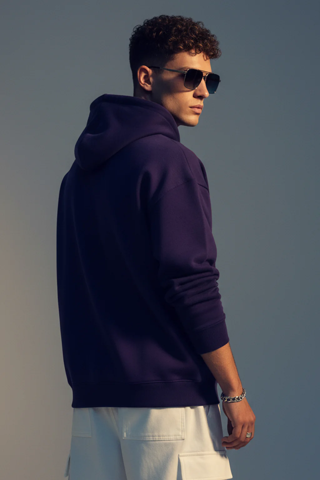Drift Future Dusk Oversized Printed Hoodie - Image 3