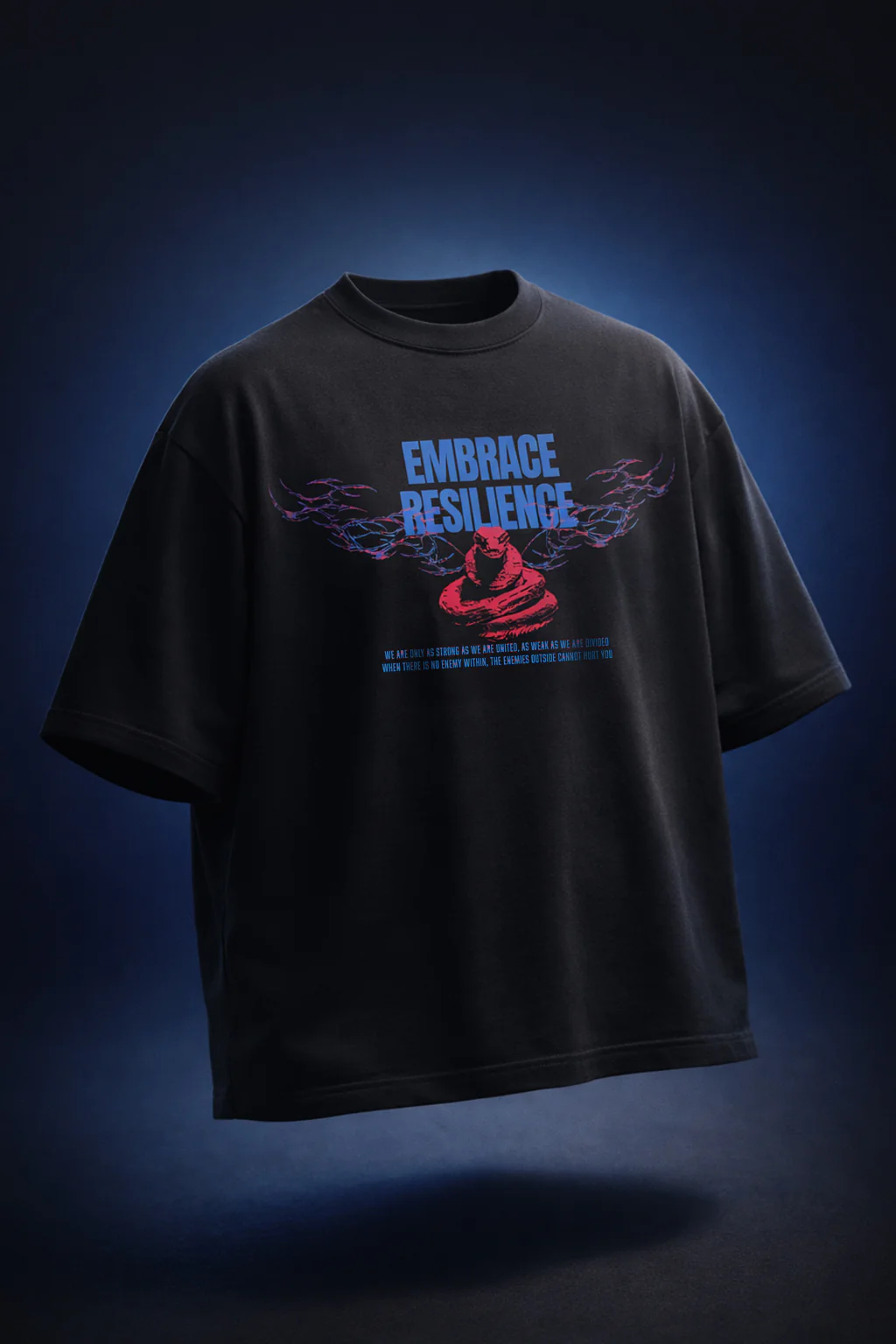 Embrace Black Plus Size Printed Exclusive T-Shirt - Image 3