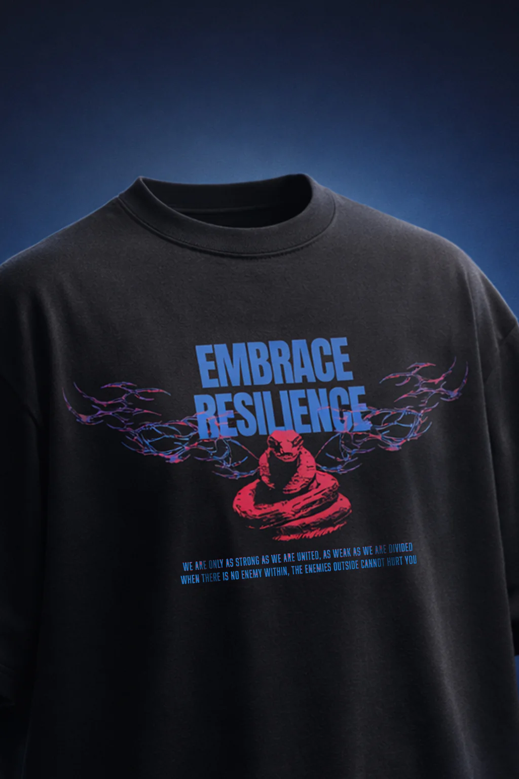 Embrace Black Plus Size Printed Exclusive T-Shirt - Image 6