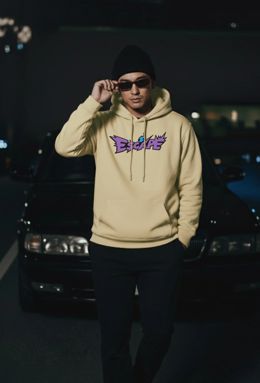 Escape Soyabean Oversized Printed Hoodie - Image 6