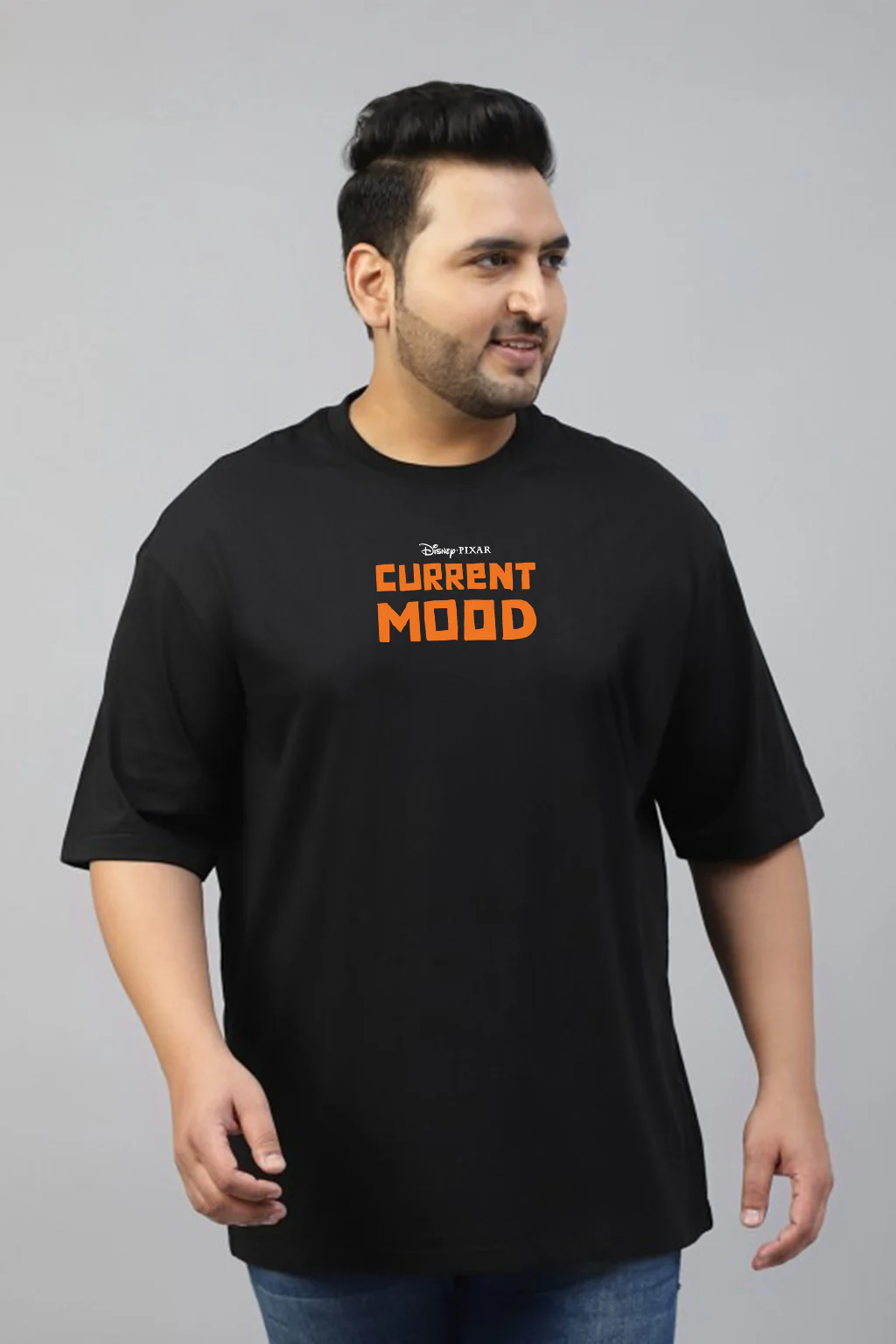 Extra Fly Black Graphic Printed Plus Size T-shirt - Image 4