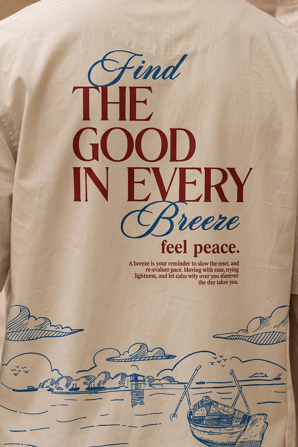 Find The Good Swanwhite Oversized Printed Exclusive Shirt - Image 2