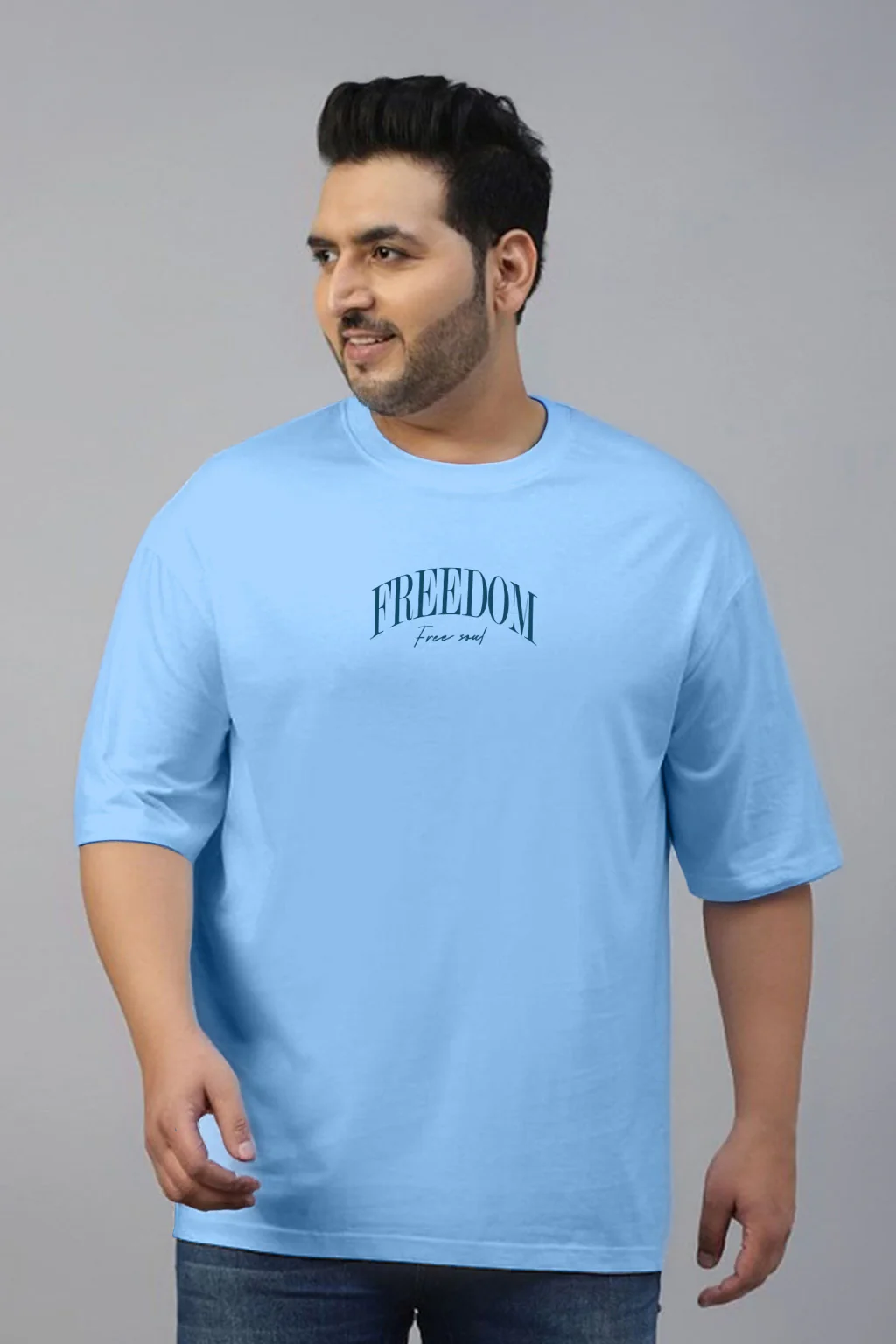 Freedom Dutch Canal Graphic Printed Plus Size T-shirt - Image 3