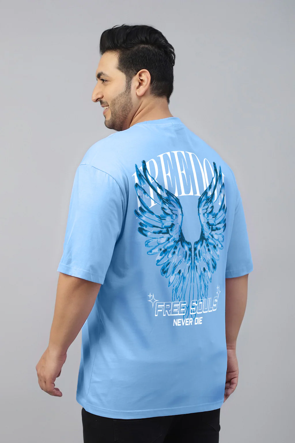 Freedom Dutch Canal Graphic Printed Plus Size T-shirt - Image 4