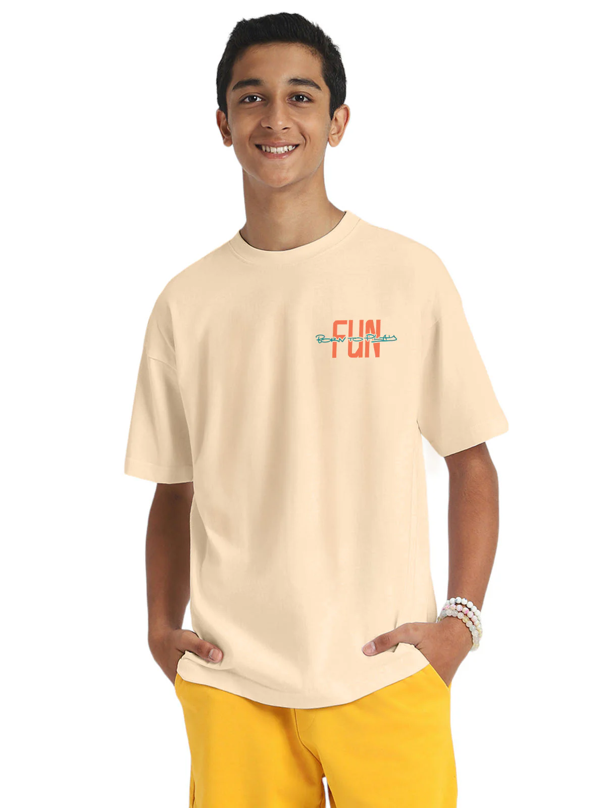 Fun Game Swanwhite Oversized Graphic Printed Boys T-shirt - Image 3