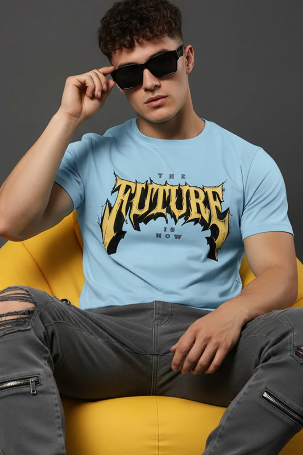 Future Dutch Canal Regular Fit Printed T-shirt