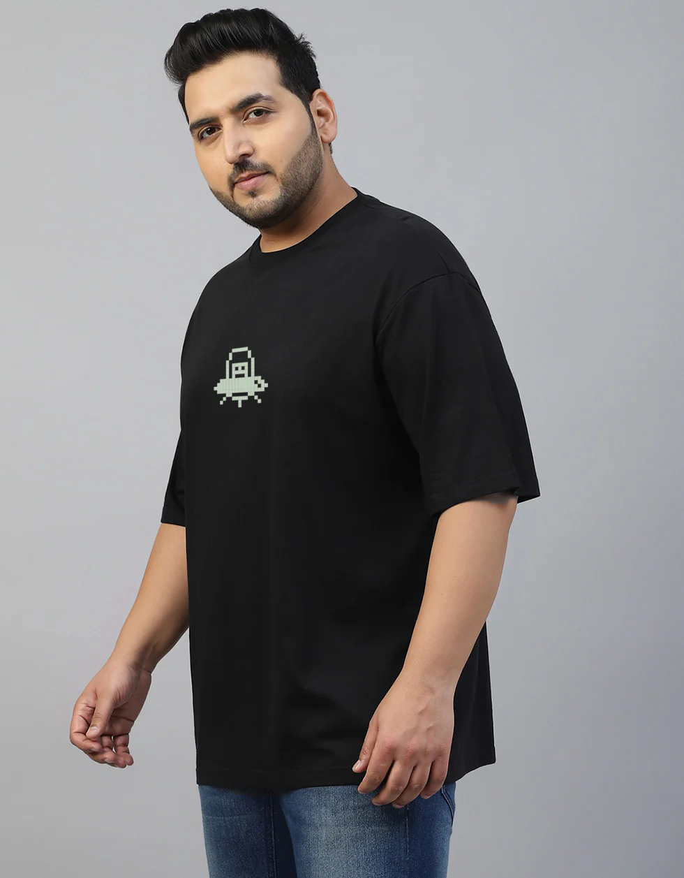 Game Over Back Printed Plus Size Tshirt - Image 3