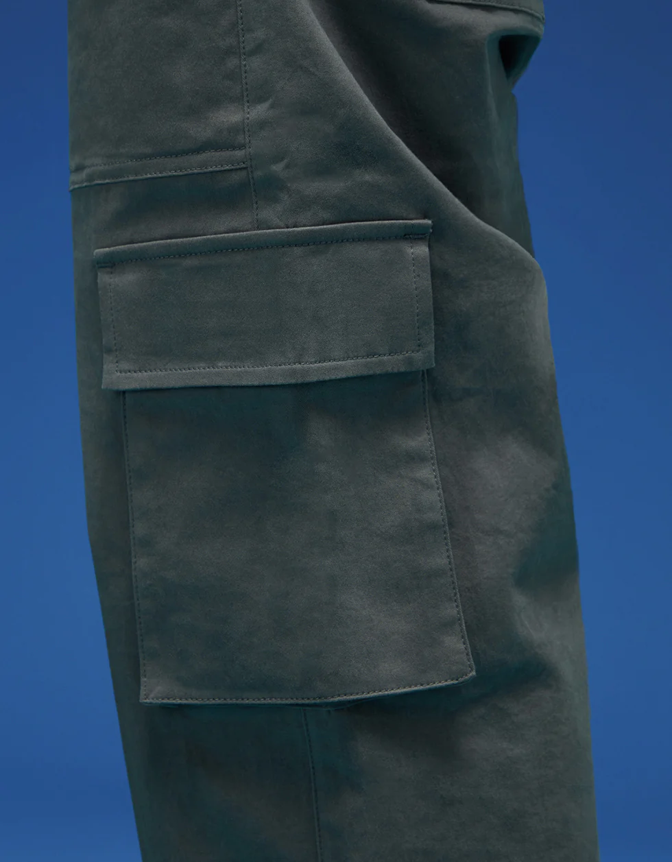 Grey Flap Pocket Woven Exclusive Cargo Pant - Image 4