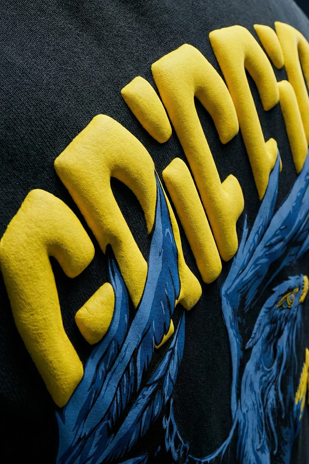 Griffin Black 3D Puff Print Exclusive T-shirt Supreme Edition - Image 7