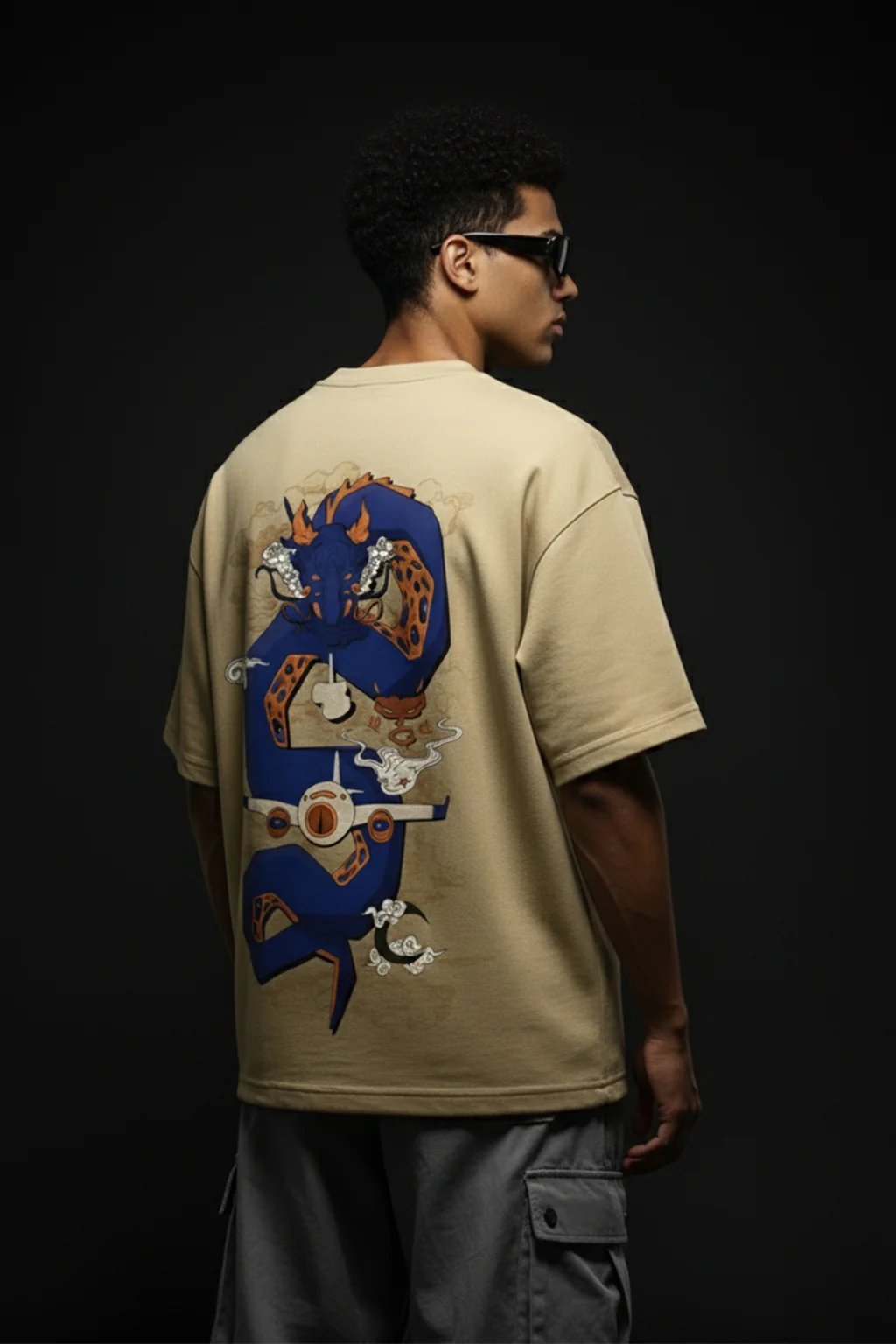 Hallucinogenic Swanwhite Oversized Puff Printed Exclusive T-shirt - Image 3