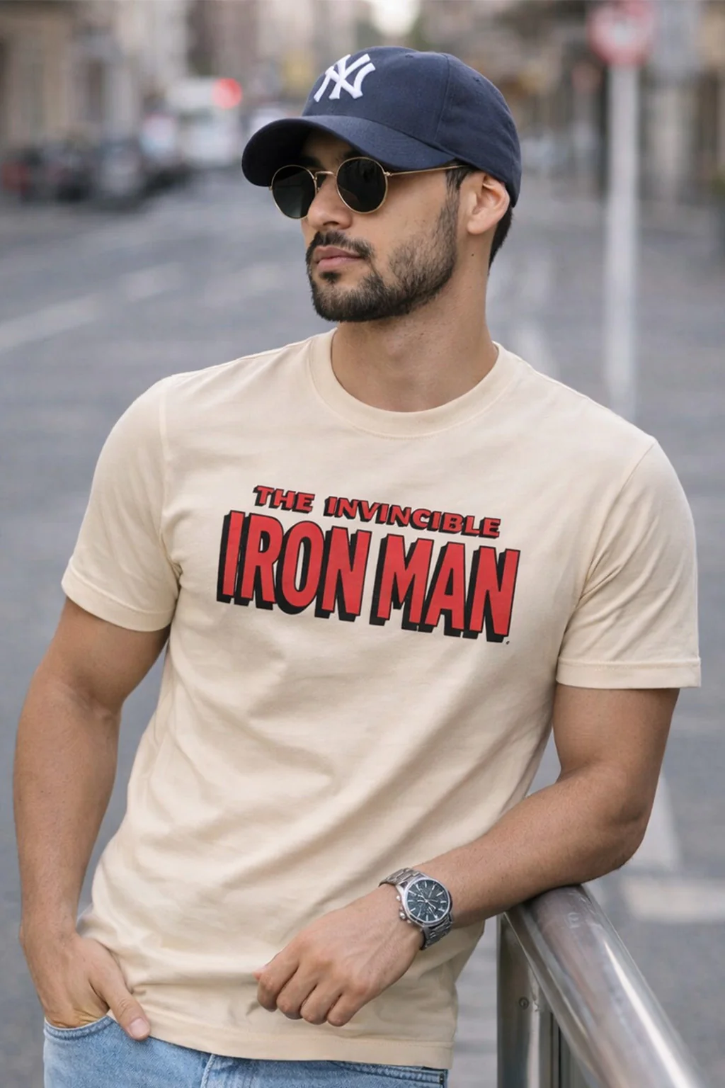 Ironman Swanwhite Regular Fit Printed T-shirt - Image 3