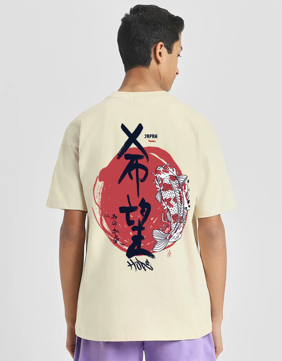 Japan Swanwhite Oversized Graphic Printed Boys T-shirt - Image 2