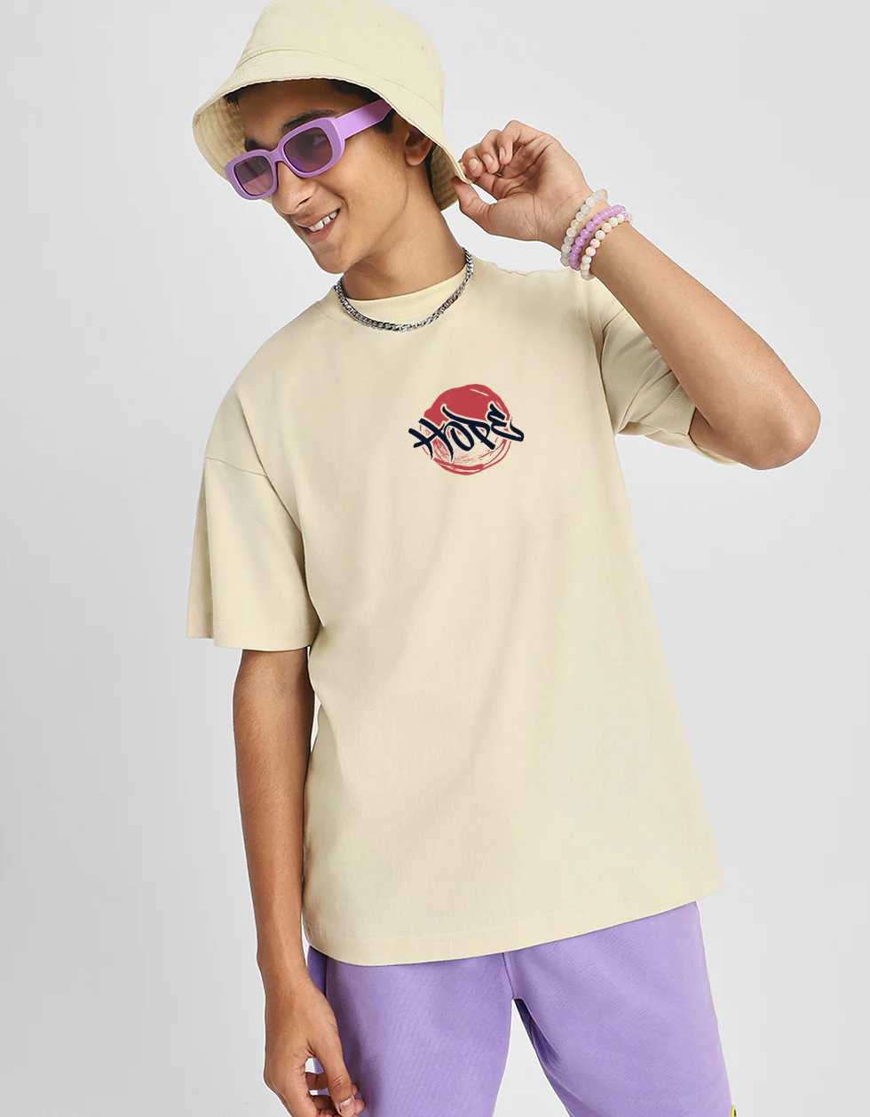 Japan Swanwhite Oversized Graphic Printed Boys T-shirt - Image 5