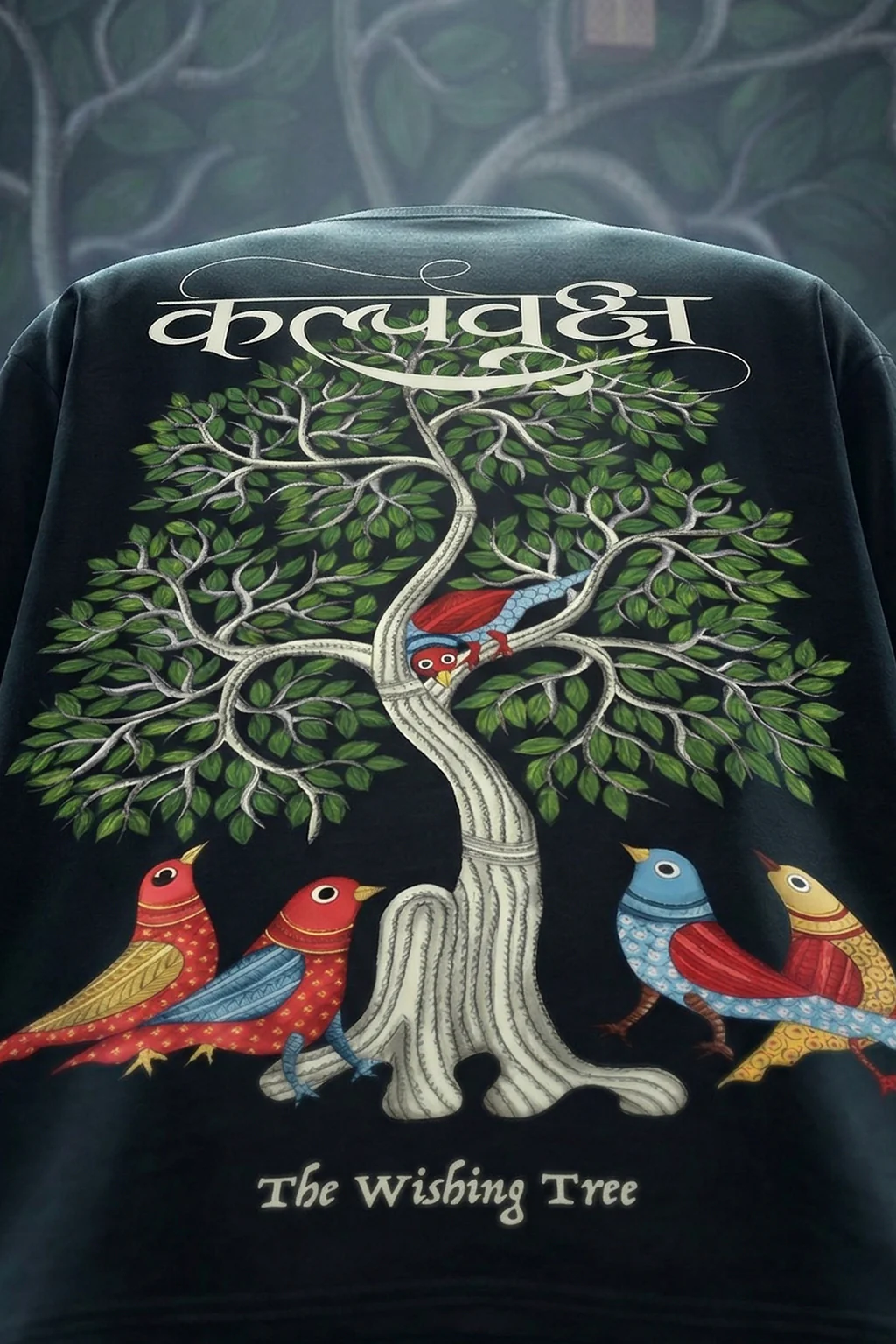 कल्पवृक्ष Black Printed Exclusive T-shirt Epic Collection - Image 5