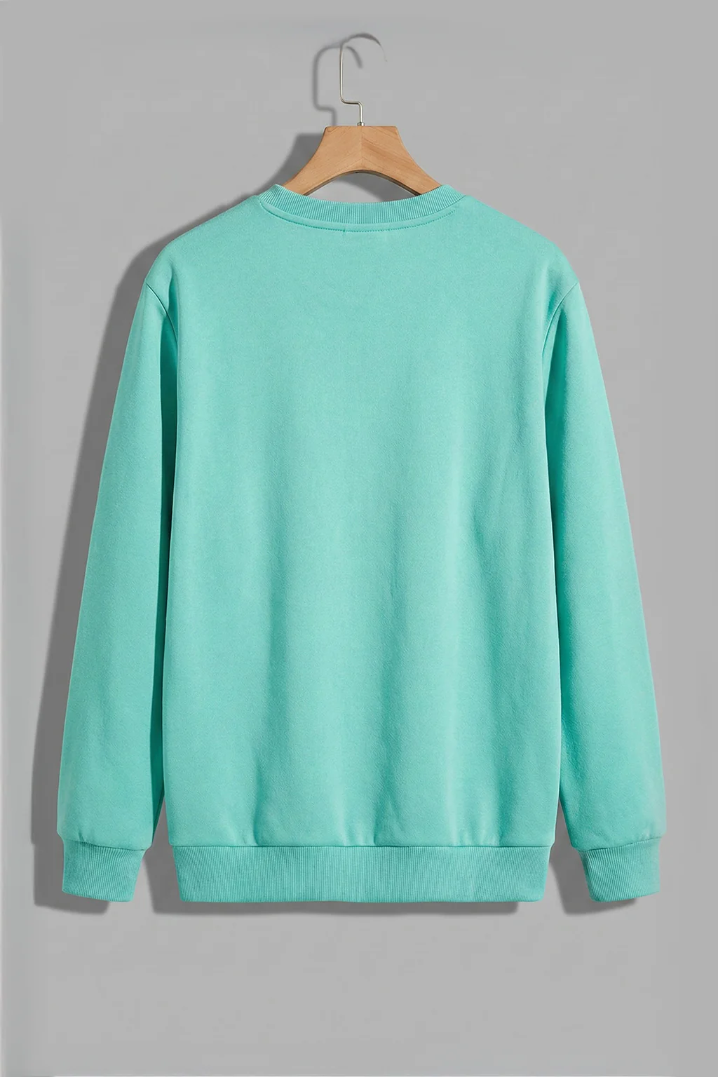 Keep Growing Green Front Printed Regular Fit Sweatshirt - Image 2