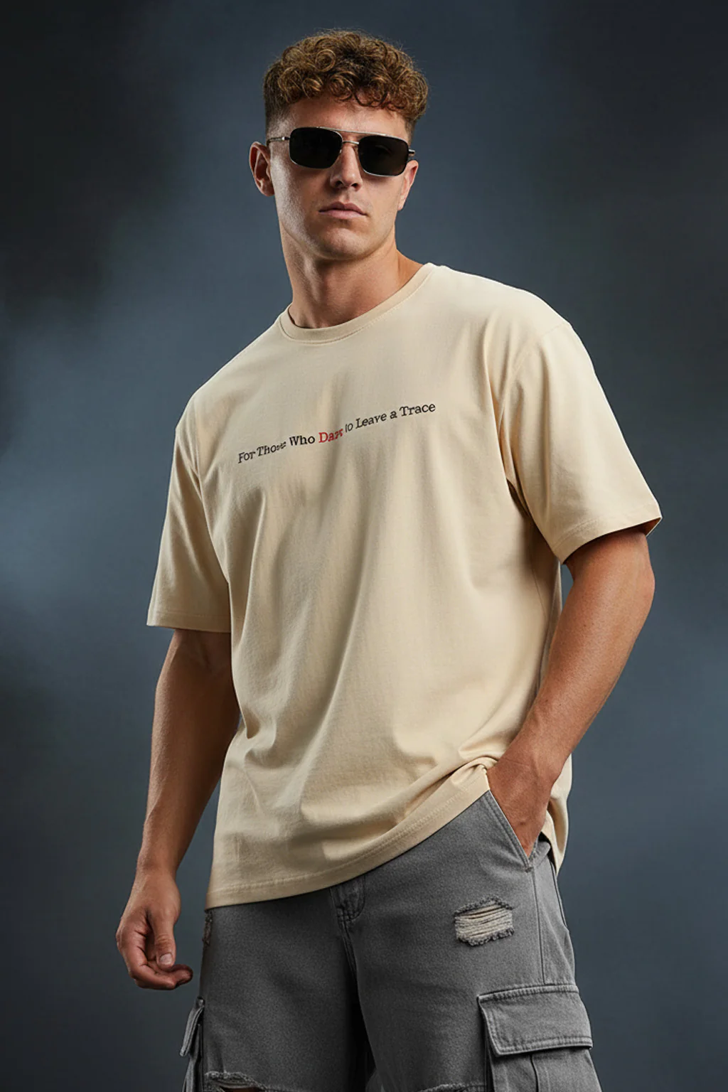 Leave Your Mark Swanwhite Oversized Graphic Printed T-shirt - Image 3