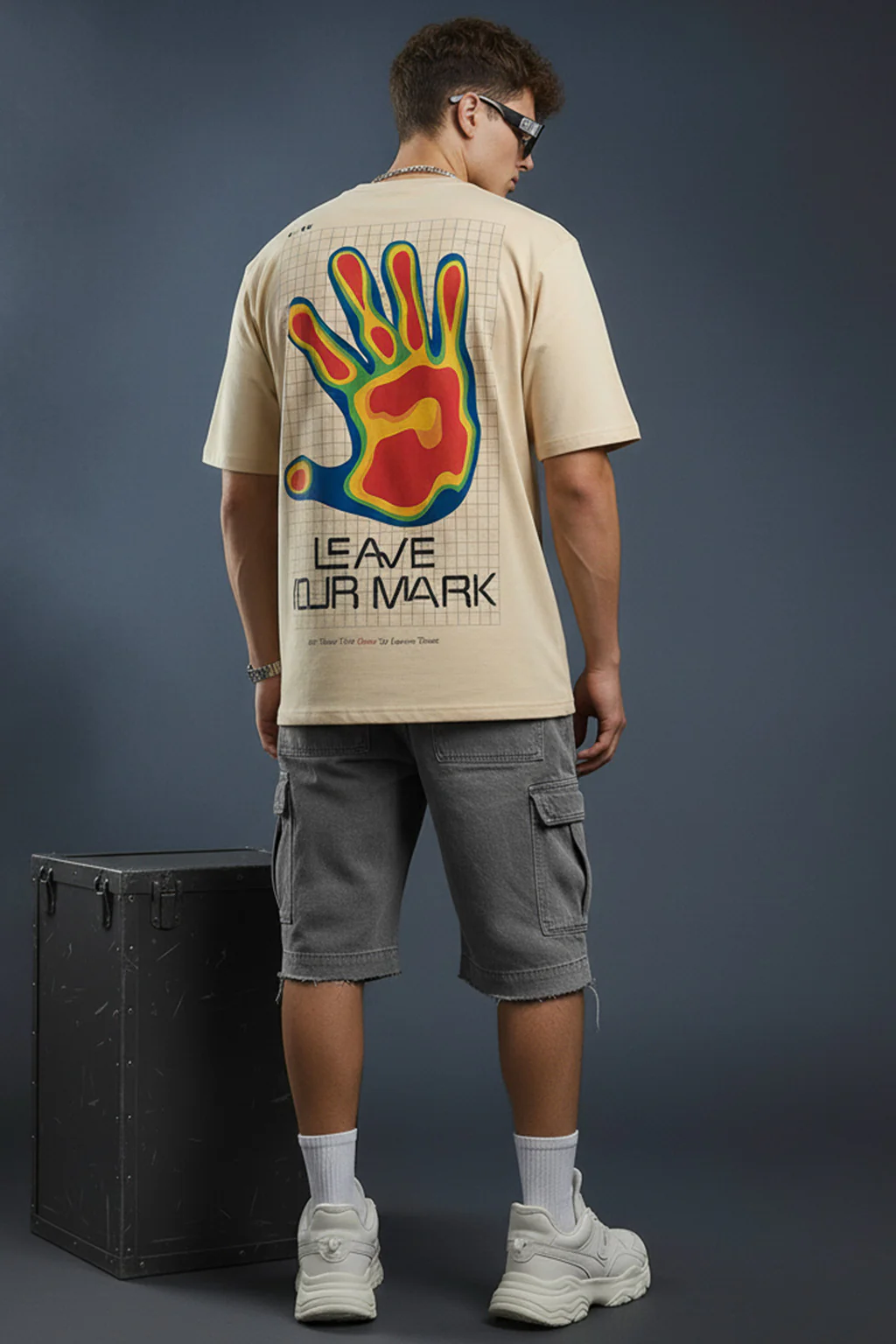 Leave Your Mark Swanwhite Oversized Graphic Printed T-shirt - Image 4