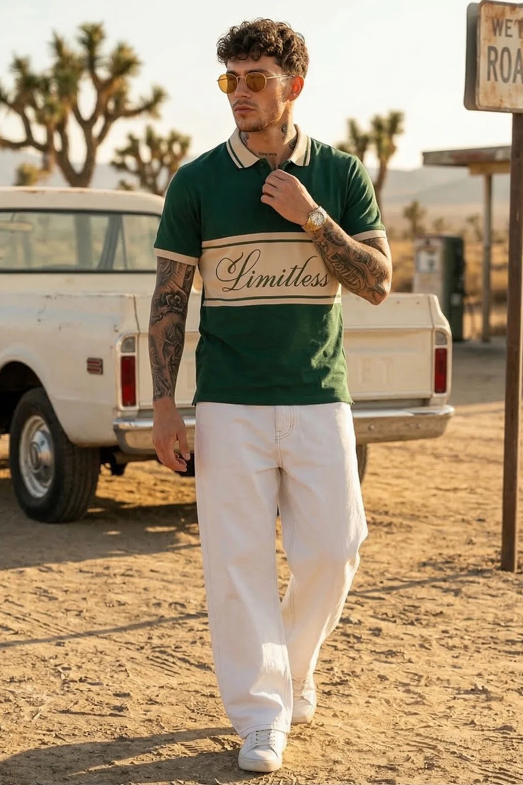 Limitless Beyberry Regular Fit Exclusive Polo T-Shirt - Image 4